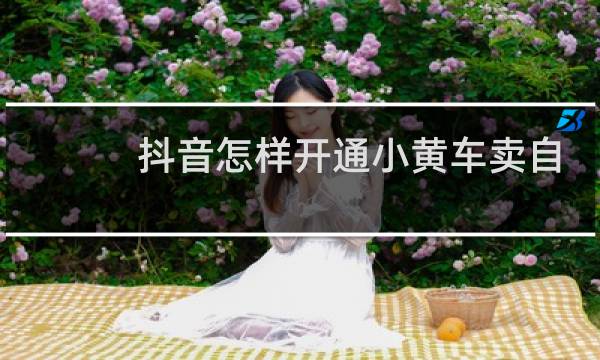 抖音怎样开通小黄车卖自己的商品