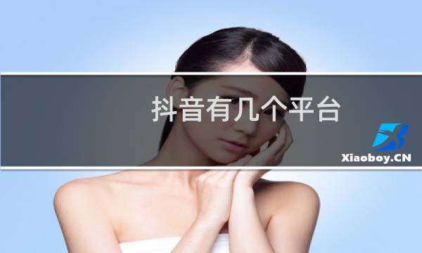 抖音有几个平台