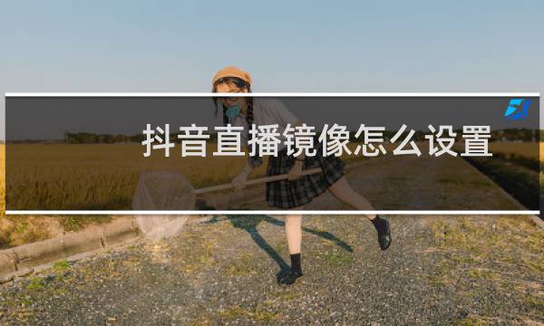 抖音直播镜像怎么设置
