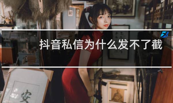 抖音私信为什么发不了截图