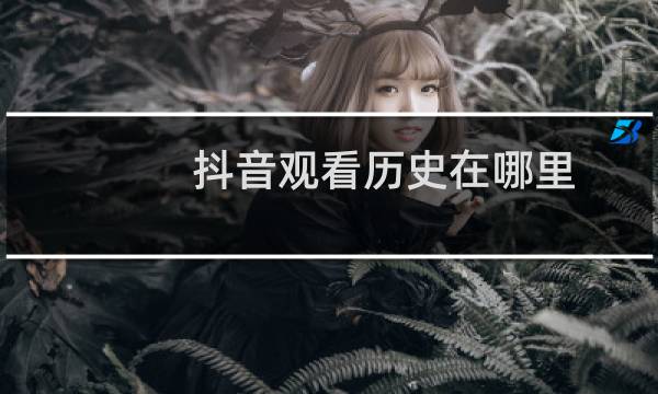抖音观看历史在哪里 华为