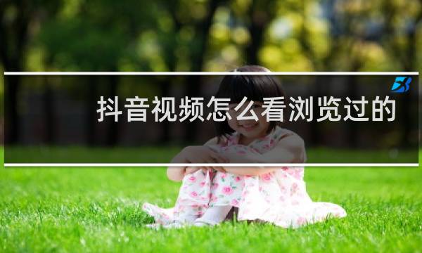 抖音视频怎么看浏览过的人图片