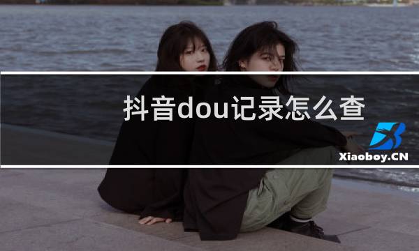 抖音dou记录怎么查图片