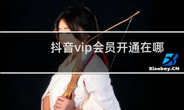 抖音vip会员开通在哪里图片