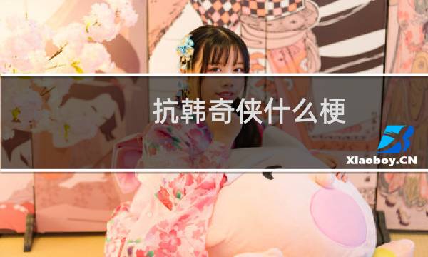 抗韩奇侠什么梗