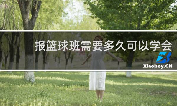 报篮球班需要多久可以学会