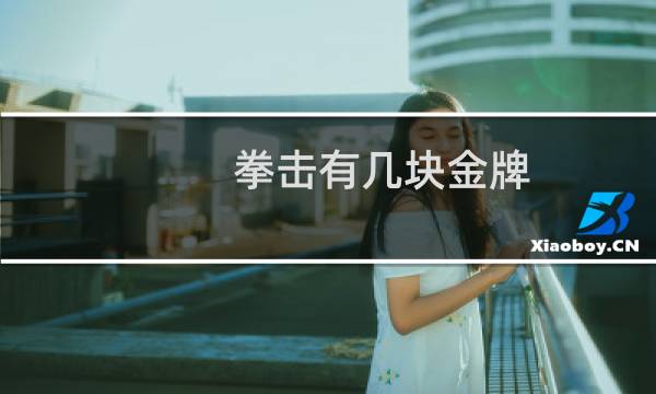 拳击有几块金牌