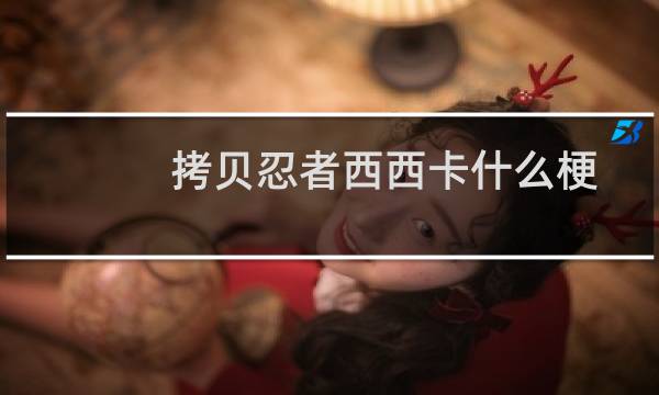 拷贝忍者西西卡什么梗