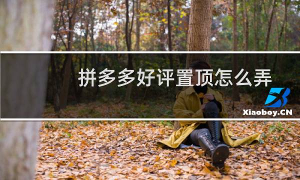 拼多多好评置顶怎么弄