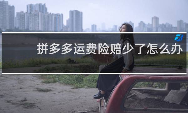 拼多多运费险赔少了怎么办