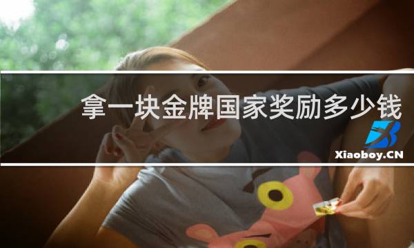 拿一块金牌国家奖励多少钱