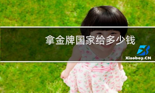 拿金牌国家给多少钱