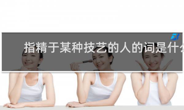 指精于某种技艺的人的词是什么