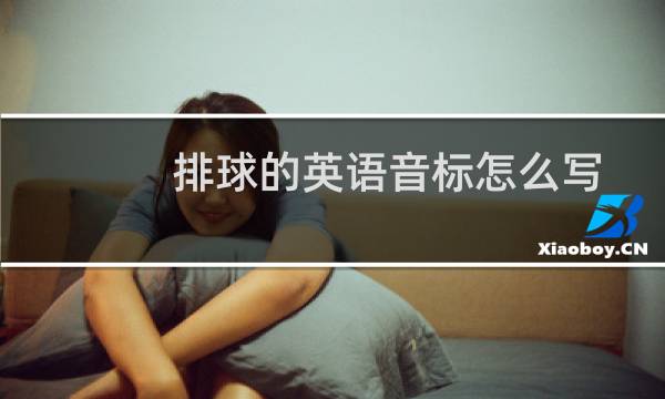 排球的英语音标怎么写