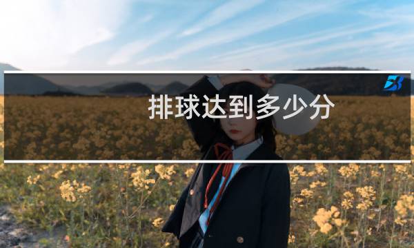 排球达到多少分