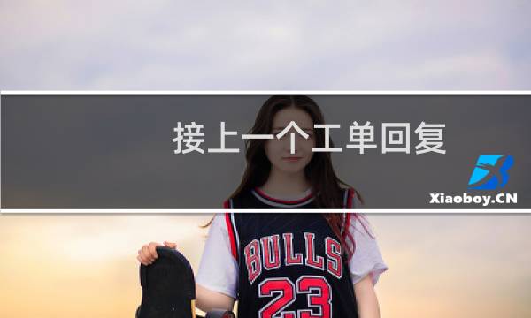 接上一个工单回复，继处理