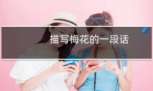 描写梅花的一段话