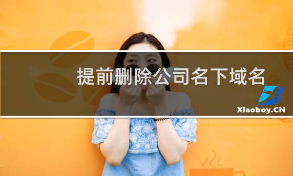 提前删除公司名下域名ynntcar.com。