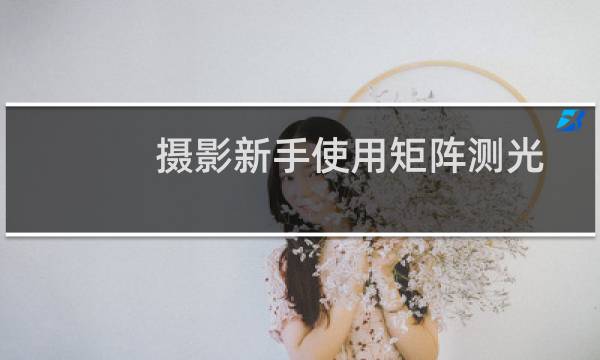 摄影新手使用矩阵测光时的技巧