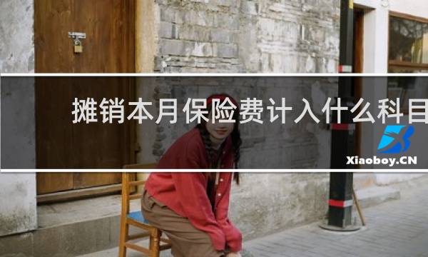 摊销本月保险费计入什么科目图片