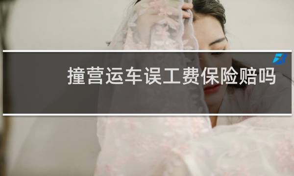 撞营运车误工费保险赔吗图片