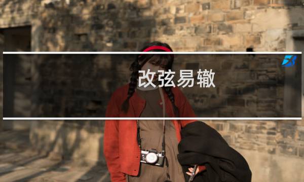 改弦易辙 改弦更张（改弦更张和改弦易辙）图片
