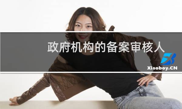政府机构的备案审核人员-备案平台