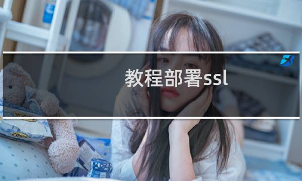 教程部署ssl 网站打不开