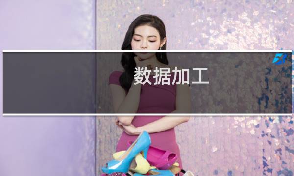 数据加工