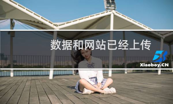 数据和网站已经上传,请配置