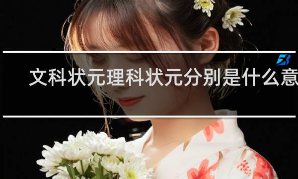 文科状元理科状元分别是什么意思