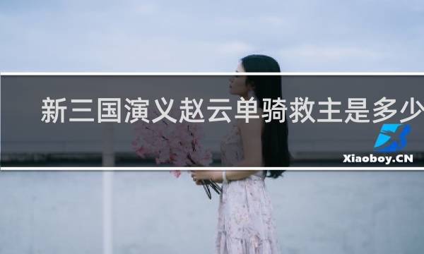 新三国演义赵云单骑救主是多少集