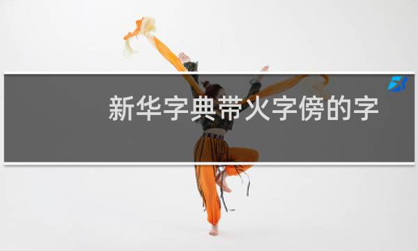 新华字典带火字傍的字