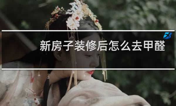 新房子装修后怎么去甲醛