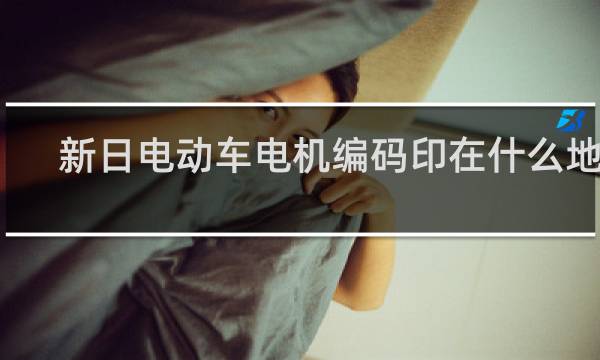 新日电动车电机编码印在什么地方