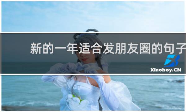 新的一年适合发朋友圈的句子