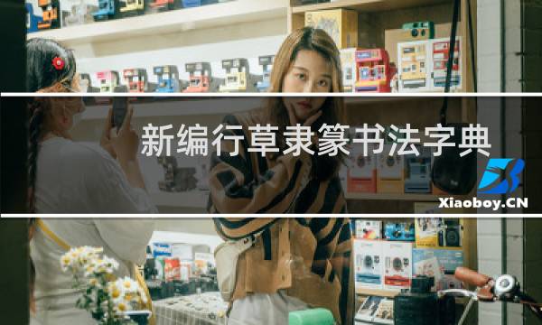新编行草隶篆书法字典(关于新编行草隶篆书法字典的简介)图片