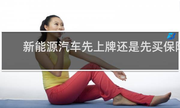 新能源汽车先上牌还是先买保险