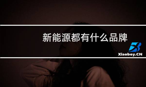 新能源都有什么品牌