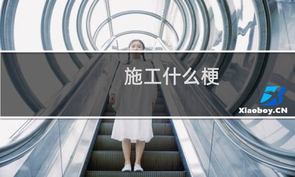 施工什么梗