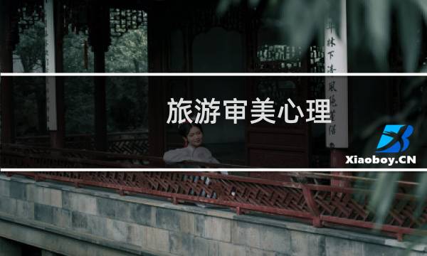 旅游审美心理(关于旅游审美心理的简介)