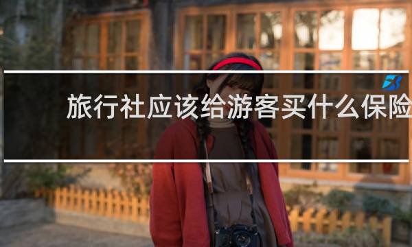 旅行社应该给游客买什么保险