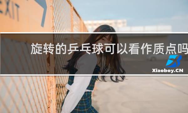 旋转的乒乓球可以看作质点吗