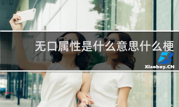 无口属性是什么意思什么梗