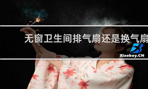 无窗卫生间排气扇还是换气扇