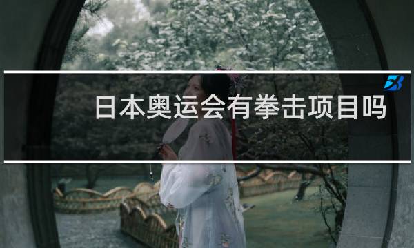 日本奥运会有拳击项目吗