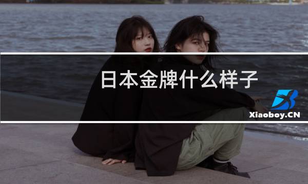 日本金牌什么样子