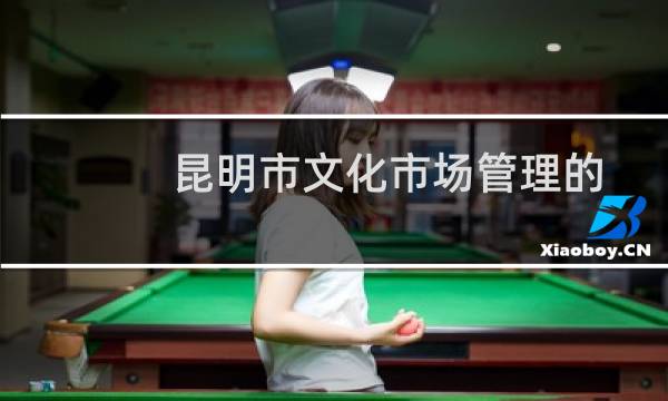 昆明市文化市场管理的暂行规定(关于昆明市文化市场管理的暂行规定的简介)图片