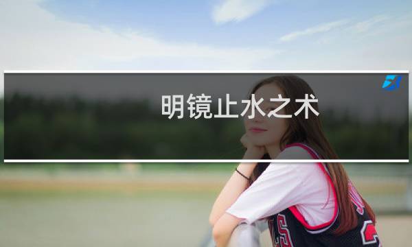 明镜止水之术(关于明镜止水之术的简介)图片