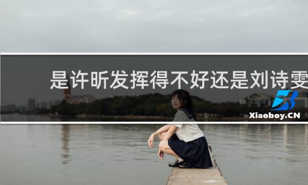 是许昕发挥得不好还是刘诗雯